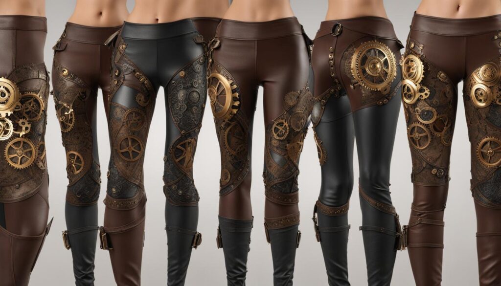 Steampunk-inspired workout and fitness apparel