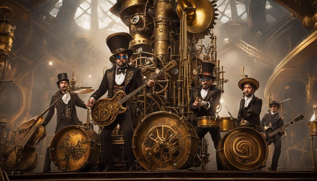 Steampunk music bands and albums