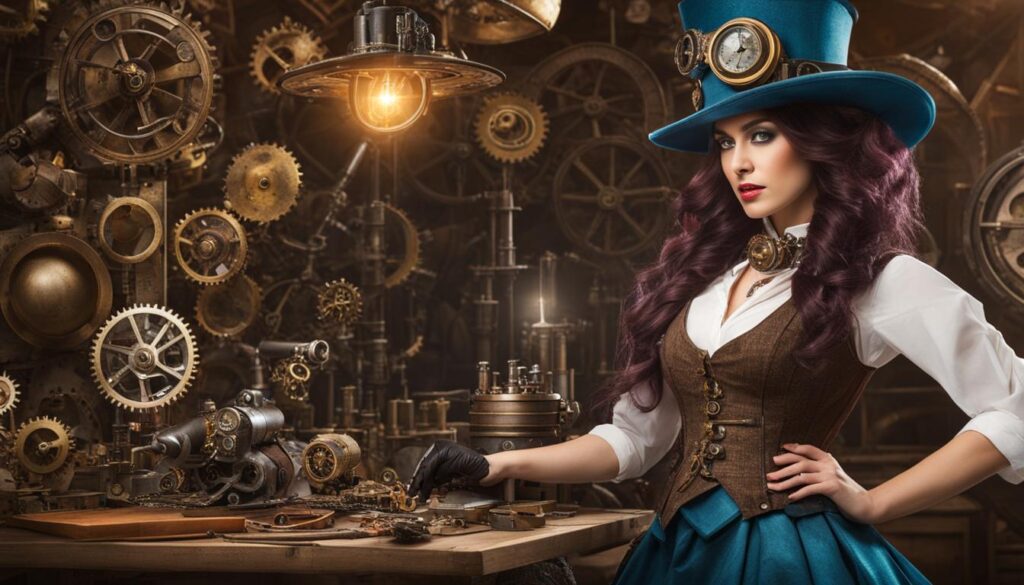 Environmental sustainability in steampunk fashion