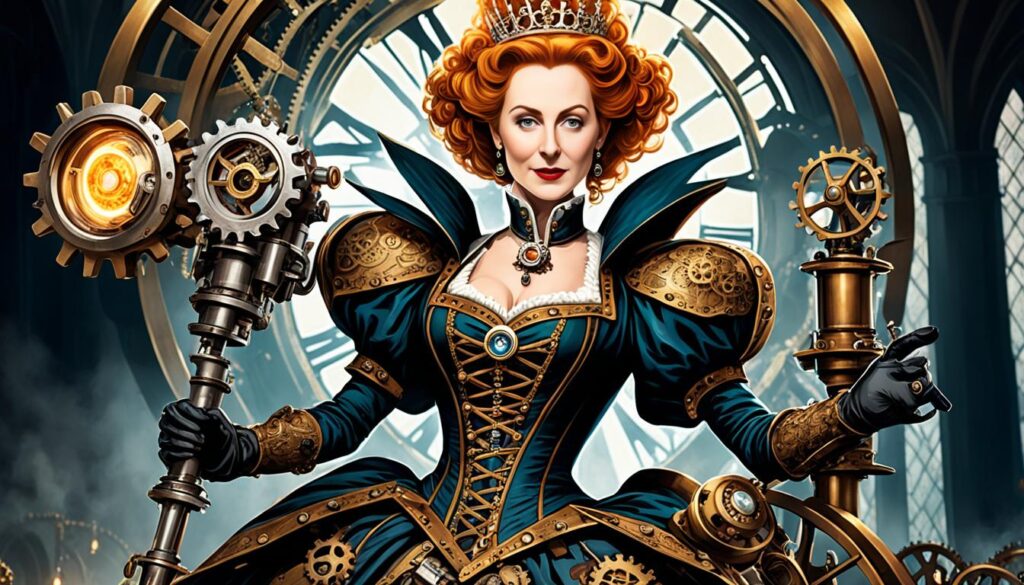 Historical figures reimagined as steampunk characters