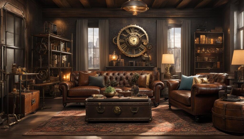 Steampunk interior design inspiration